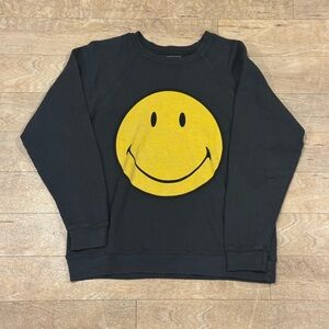 Smiley Retro Brand Smiley Face Crewneck Pullover Sweatshirt Size XS